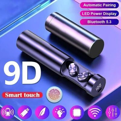 N21 Wireless Earphones Stereo Bass Earbuds LED Digital Displ