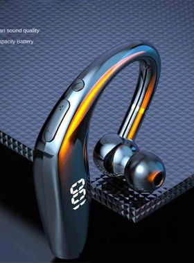 Wireless Bluetooth5.3 Headset Digital Display Single Ear Ear