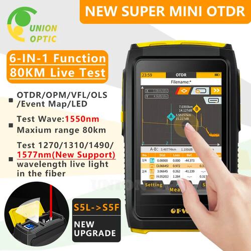 OFW Mini OTDR  Optic Otdr Optical Reflector Active Fiber Liv