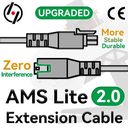 For Bambu lab AMS lite 4-pin Extension Cable 2.0 (Upg. Ver.)