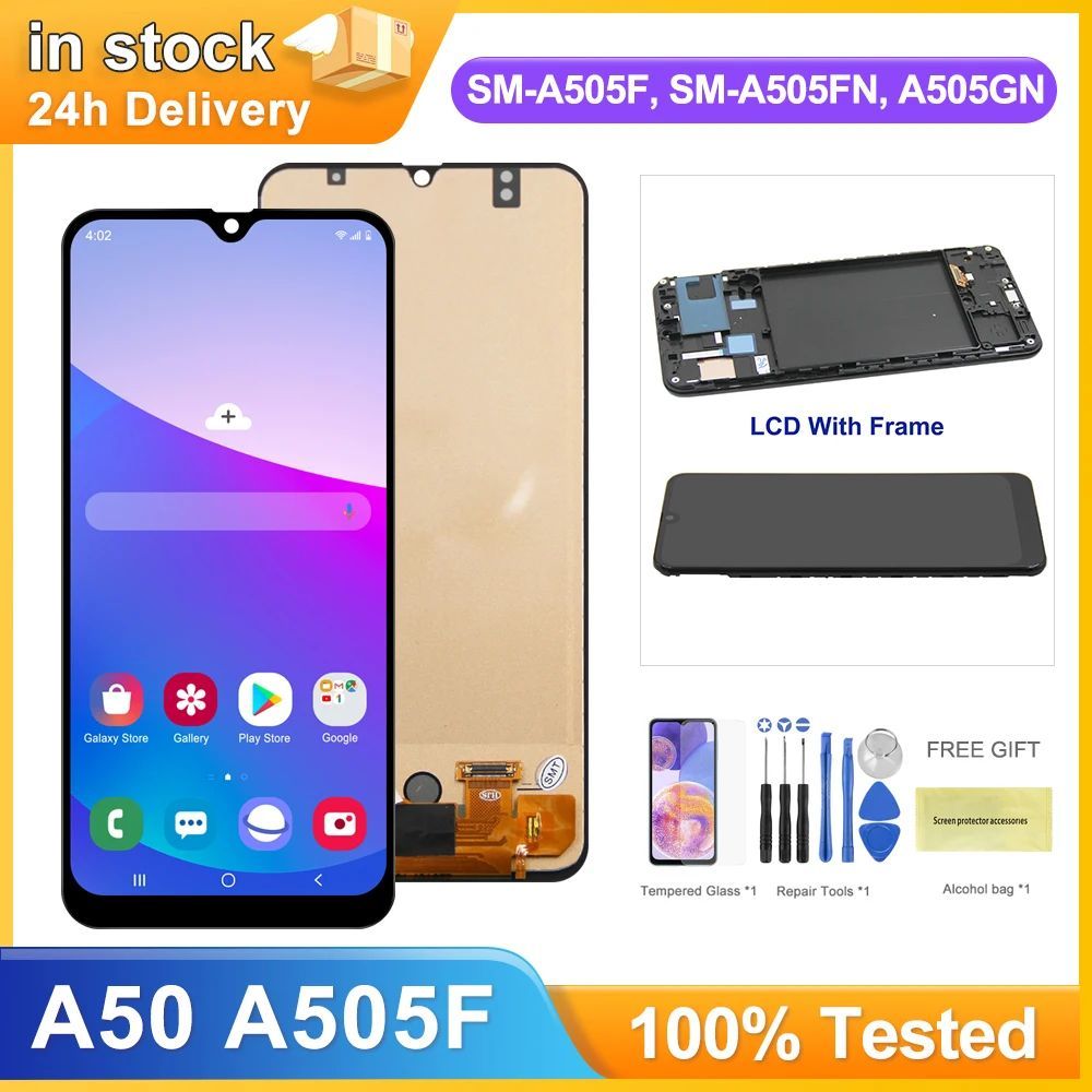 For pantalla samsung Galaxy A50 A505 SM-A505F/DS A505FN/DS A
