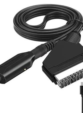 HDMI To SCART Adapter Video Audio Upscale Converter PAL/NTSC