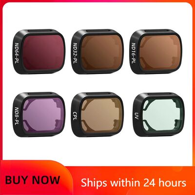 BRDRC ND Filters for DJI Mini 3 Pro UV CPL ND8/16/32/64 Neut