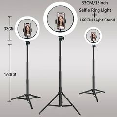 26 33CM Video Lights Dimmable Light Selfie LED Ring Light US