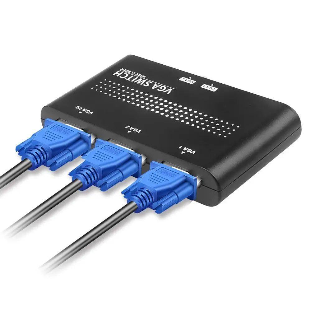 Durable Monitor Accessories 1920x1440 for PC VGA Switcher Vi