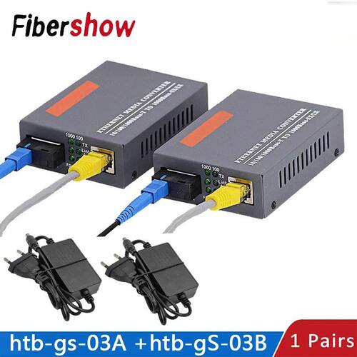 1000M Gigabit Fiber Optical Media Converter HTB-GS-03 Single
