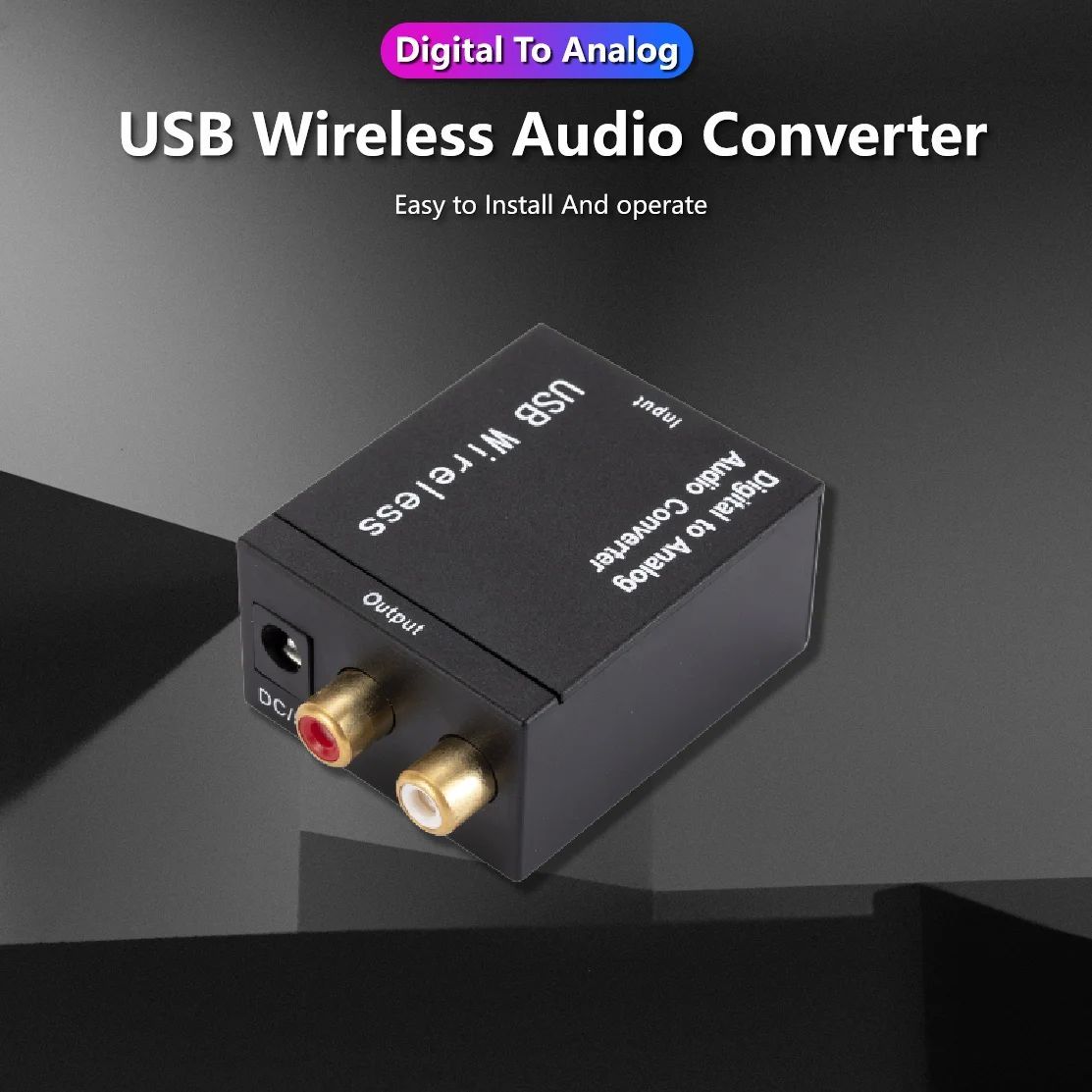Bluetooth-Compatible Receive Digital to Analog Audio Convert