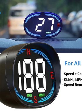 KWHUD H2 HUD Head Up Display GPS Digital Speedometer for Car