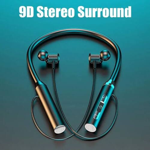 9D Bluetooth Earphones Wireless Headphones Magnetic Sport Ne