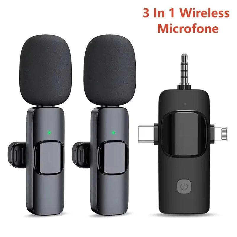 Mini Lavalier Microphone Portable Audio Video Recording Mini