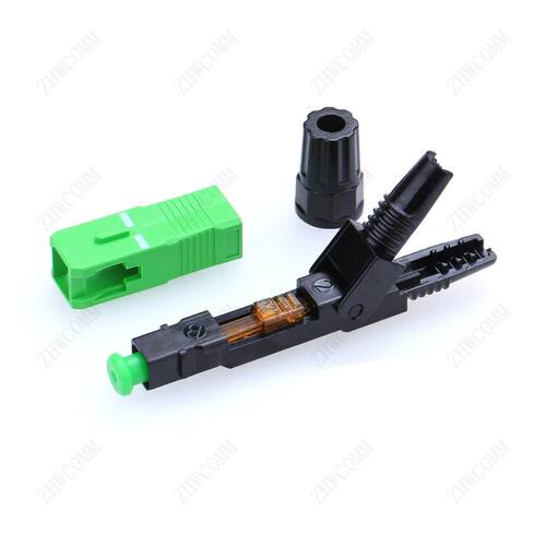 ZHWCOMM High Quality SC APC Single Mode  Fiber Optic Quick F
