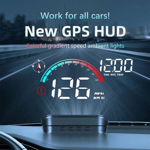 M22 Car HUD Head Up Display Universal Digital GPS Speedomete