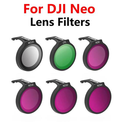 Drones Lens Filters For DJI Neo ND Filter Set CPL UV ND8 ND1