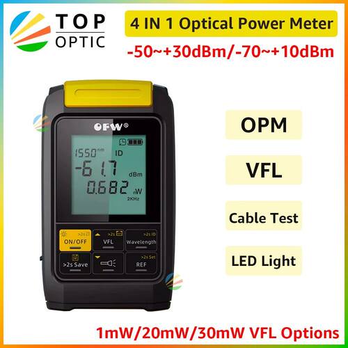 Mini 4 in 1 Multifunctional Optical Power Meter Visual Fault
