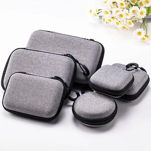1Pcs Mini EVA Storage Bag Pouch Carrying Bag Zipper Earphone