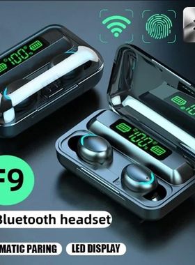 F9 Wireless Bluetooth Headphones Tws Waterproof Earbuds Earp
