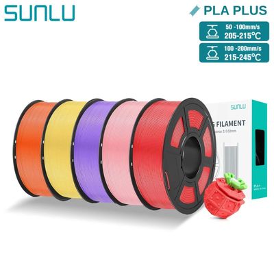 SUNLU 5KG Pla Plus 3D Filament PLA+ 1.75mm Neatly Wound Good