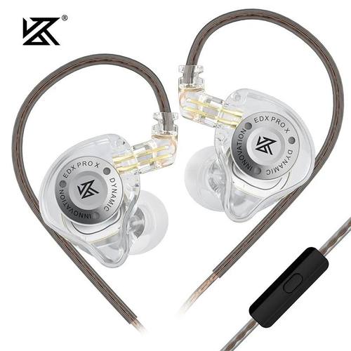 KZ EDX PRO X IEM Earphones Dynamic Drive HiFi Deep Bass Soun