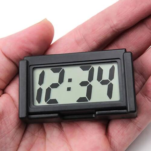Mini Car Dashboard Digital Clock Vehicle Self-Adhesive Clock