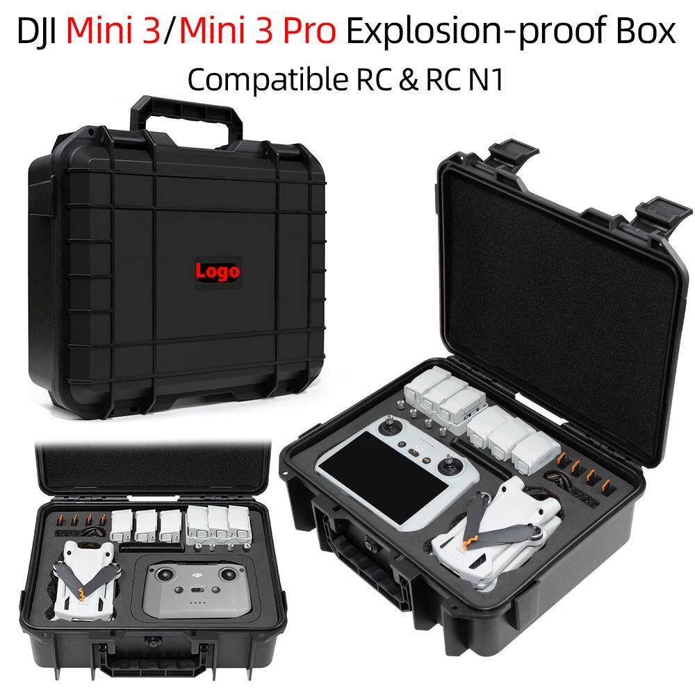 For DJI Mini 3 Case Explosion Proof Case Mini 3 Pro Bag Port