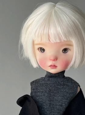 bjd娃娃小6分特体bjd蓝豆豆女娃六分bjd素体sd娃娃bjd人偶娃娃