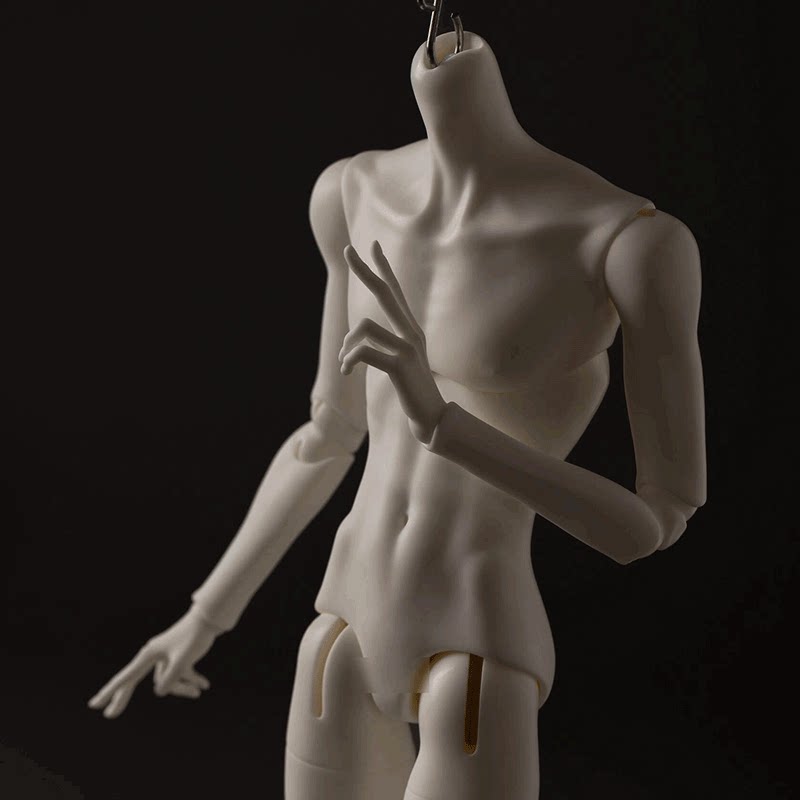 【素体】BJD4分狗狗体薄肌体