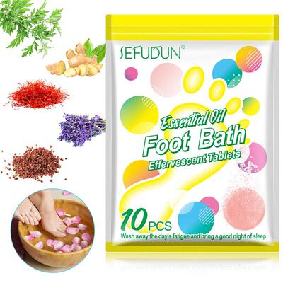 Herbal Foot  Essential Oil Foot Bath Effervescent Tablet足浴