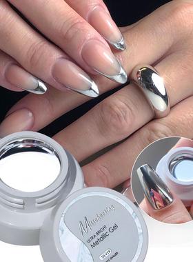 Metallic Painted Nail Art Creative Elastic Glue Polish Gel胶