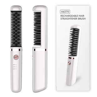 Straightener Heat Brush Rechargeable Brush直发 Hot Hair