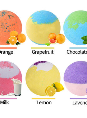 Bath Bombs Gift Organic Bubble Bath Bombs沐浴泡澡球爆浴盐球