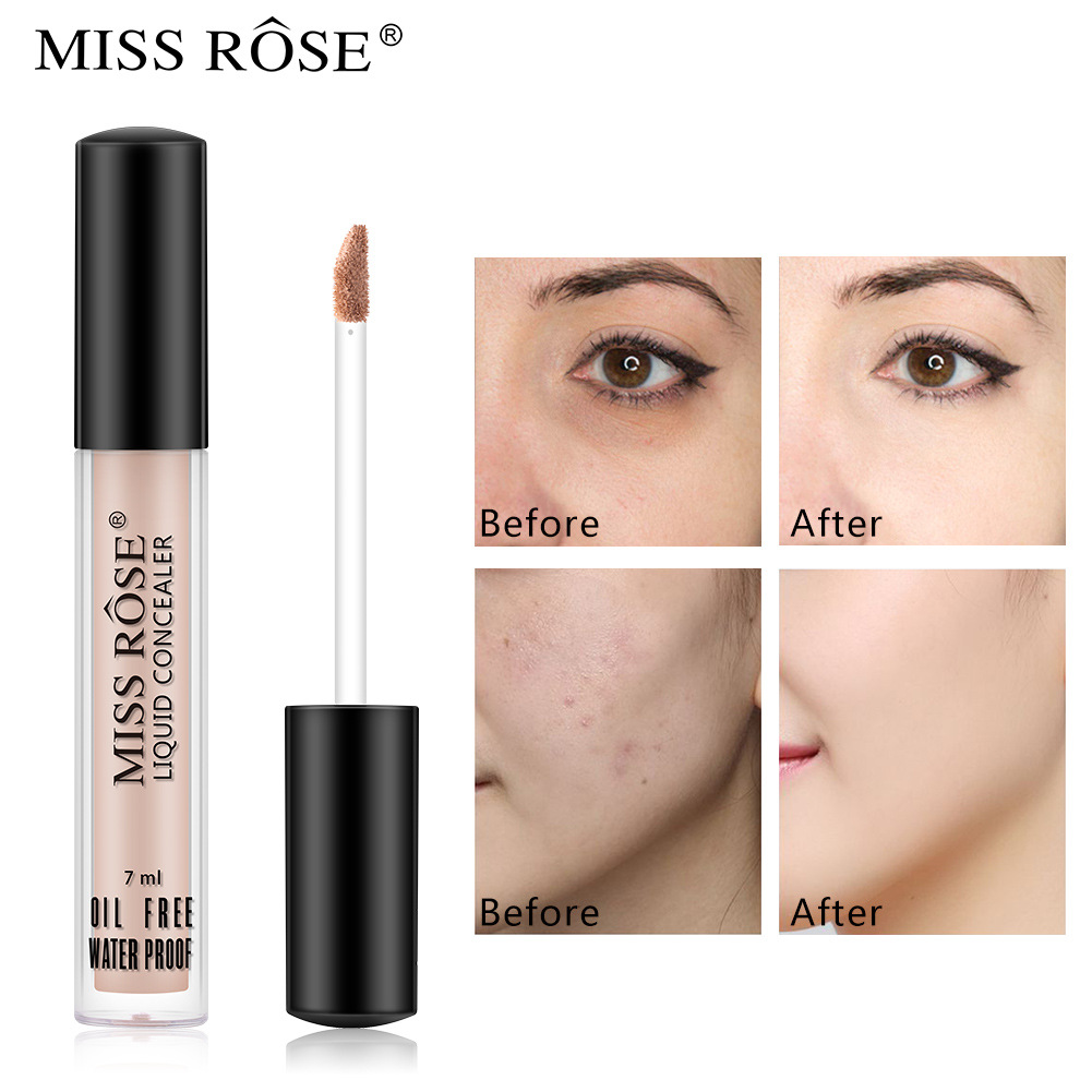 MISS ROSE Face Concealer Contour Liquid/遮瑕粉底液控油粉底液