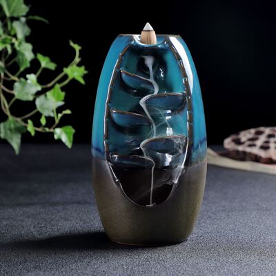 Ceramic Incense Burner Backflow Waterfall Smoke Censer 香炉