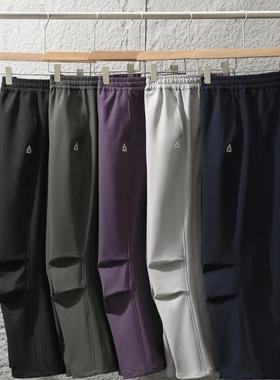 防泼水伞兵裤男女阔腿运动裤春季长裤美式直筒休闲裤31689