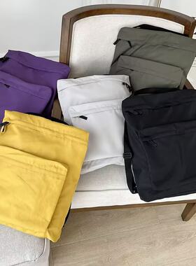 日系！春季新款男装女装两用包旅行双肩背包大容量便携拎包456812