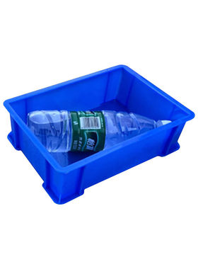 鲁峰Lufeng零件盒周转箱塑料盒子物料盒8号蓝色245x170x75mm5个起