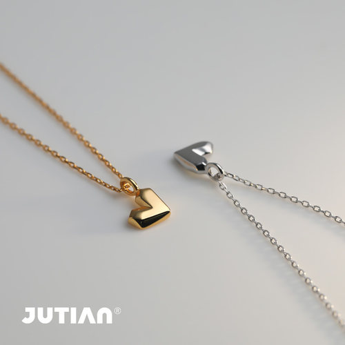 UTIAN纯银爱心项链礼物