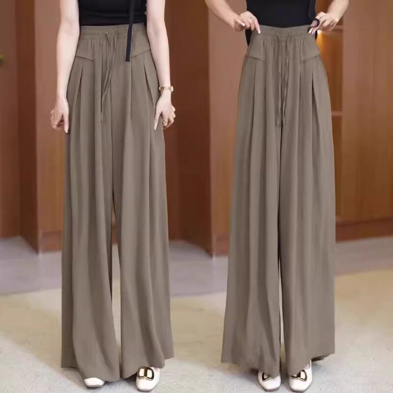 清仓捡漏~休闲垂感褶皱山本裤春秋夏薄款宽松高腰慵懒风阔腿裙裤