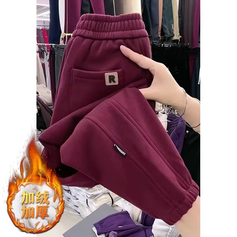清仓捡漏小个子束脚卫裤秋冬季大码显瘦哈伦裤子加绒保暖休闲女裤,女装/女士精品,大码裤装,淘宝优惠券,粉丝福利购,淘宝优惠卷