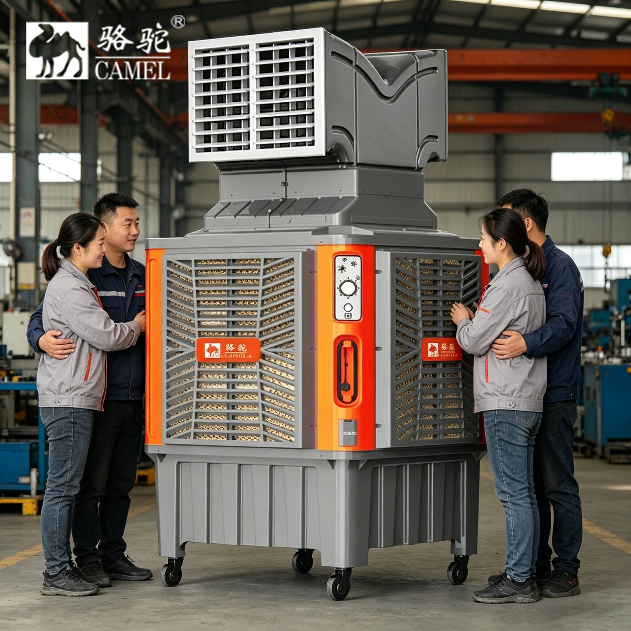 骆驼工业冷风机移动水冷空调工厂