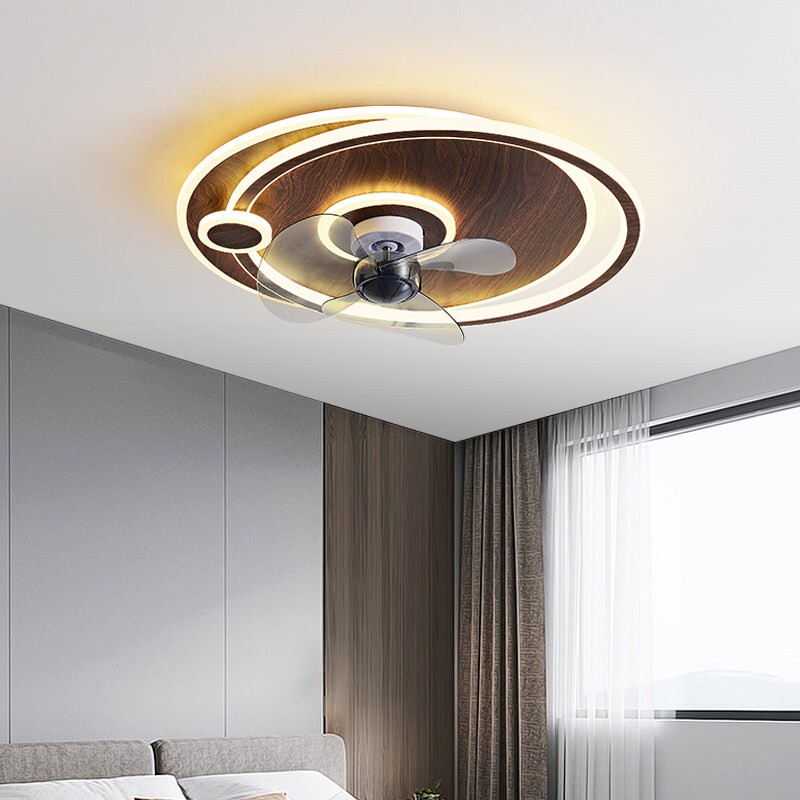 卧室吸顶风扇灯2025年新款客厅吊一体餐厅灯带电风扇吊灯扇灯家用