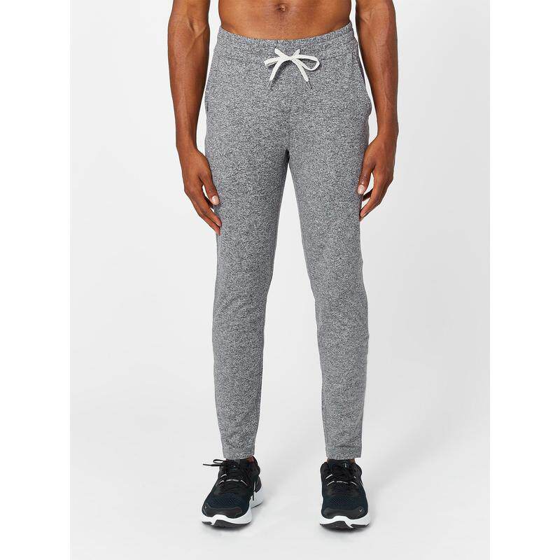 代购Vuori男士运动裤速干排汗透气防皱灰色混色弹性针织面料