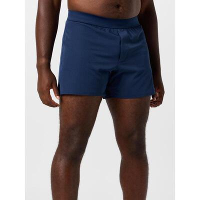 代购Vuori男士跑步短裤速干排汗弹性贴合内置抽绳隐形拉链口袋