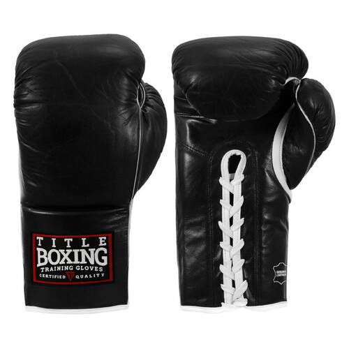 代购Title Boxing男女拳套训练防护皮革系带拳击健身拳击手套
