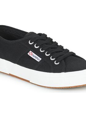 代购Superga女士帆布鞋轻便舒适透气耐磨日常穿搭易穿脱黑色