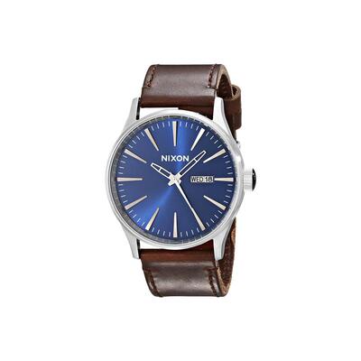 代购Nixon男士腕表日期夜光计时日历皮带金属防水钢壳商务休闲
