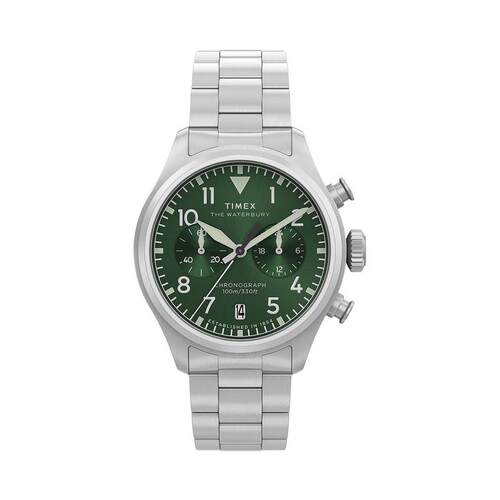 美国代购Timex/天美时男士手表欧美腕表计时码表日历显示钢带