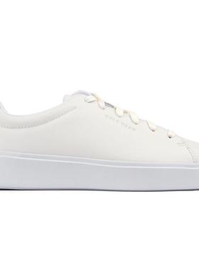 代购Cole Haan男士板鞋缓震中底舒适贴合耐用耐磨轻盈透气白色