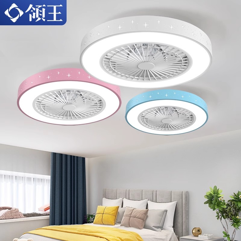 领王吸顶风扇灯吊扇卧室2025年新用现代简约电扇一体吊灯款餐厅家