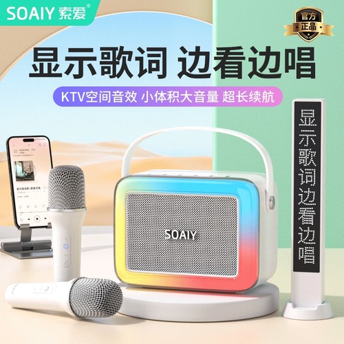 SOAIY索爱SK10蓝牙音箱家用唱k歌