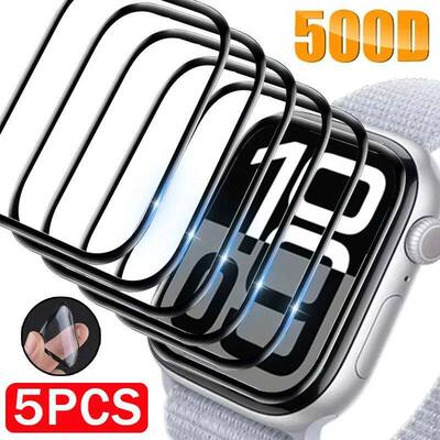 5PCS Screen Protector For Apple Watch 10 9 42/46/49MM 41MM